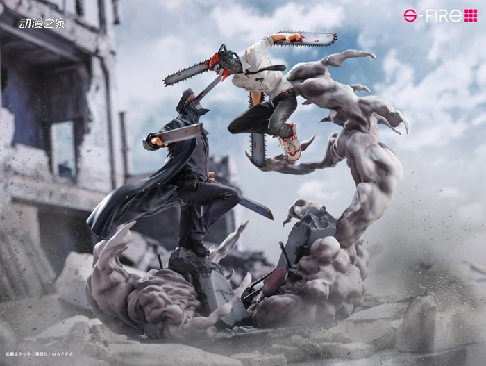 《电锯人》电锯人vs.武士刀手办开始预约插图1爱奇漫