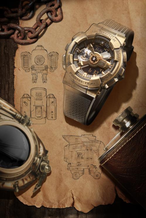 蒸汽朋克，机甲觉醒！G-SHOCK全新「时间战士」邀你韧意穿越插图7爱奇漫