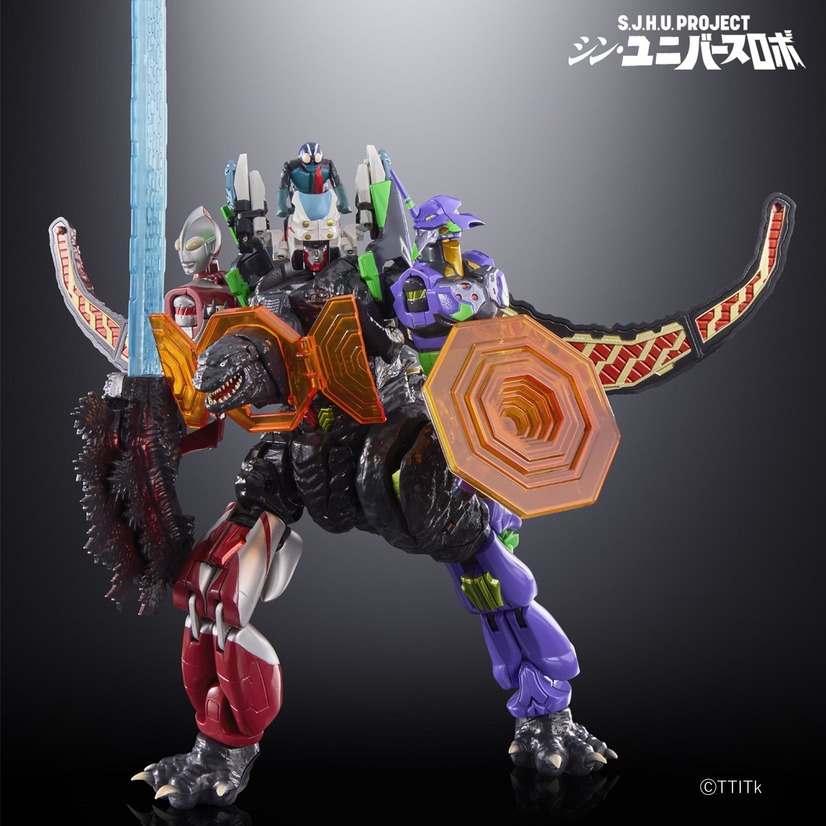 震撼！EVA×新哥斯拉×新假面骑士×新奥特曼合体新玩具公开插图11爱奇漫