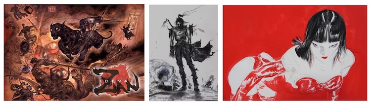 天野喜孝艺术作品《ZAN》电影化决定！插图9爱奇漫
