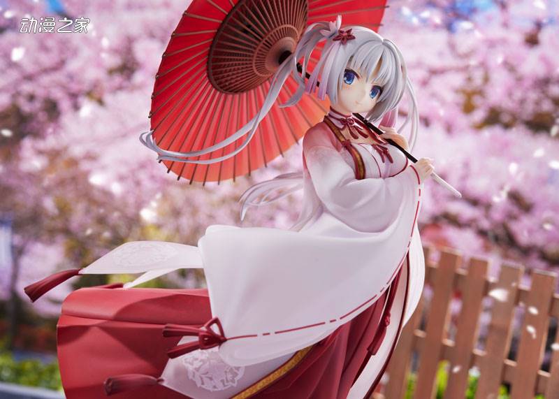 AliceGlint《千恋*万花》朝武芳乃1/7比例手办插图3爱奇漫