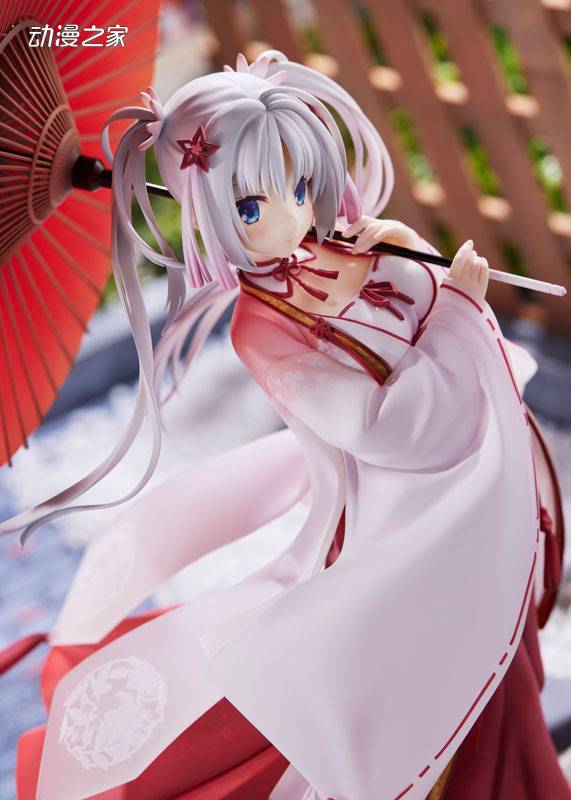AliceGlint《千恋*万花》朝武芳乃1/7比例手办插图5爱奇漫