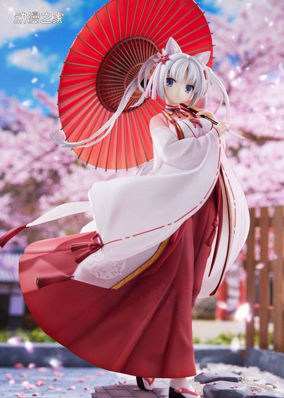 AliceGlint《千恋*万花》朝武芳乃1/7比例手办插图9爱奇漫