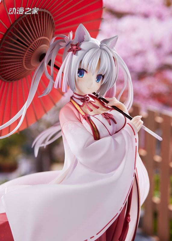 AliceGlint《千恋*万花》朝武芳乃1/7比例手办插图11爱奇漫
