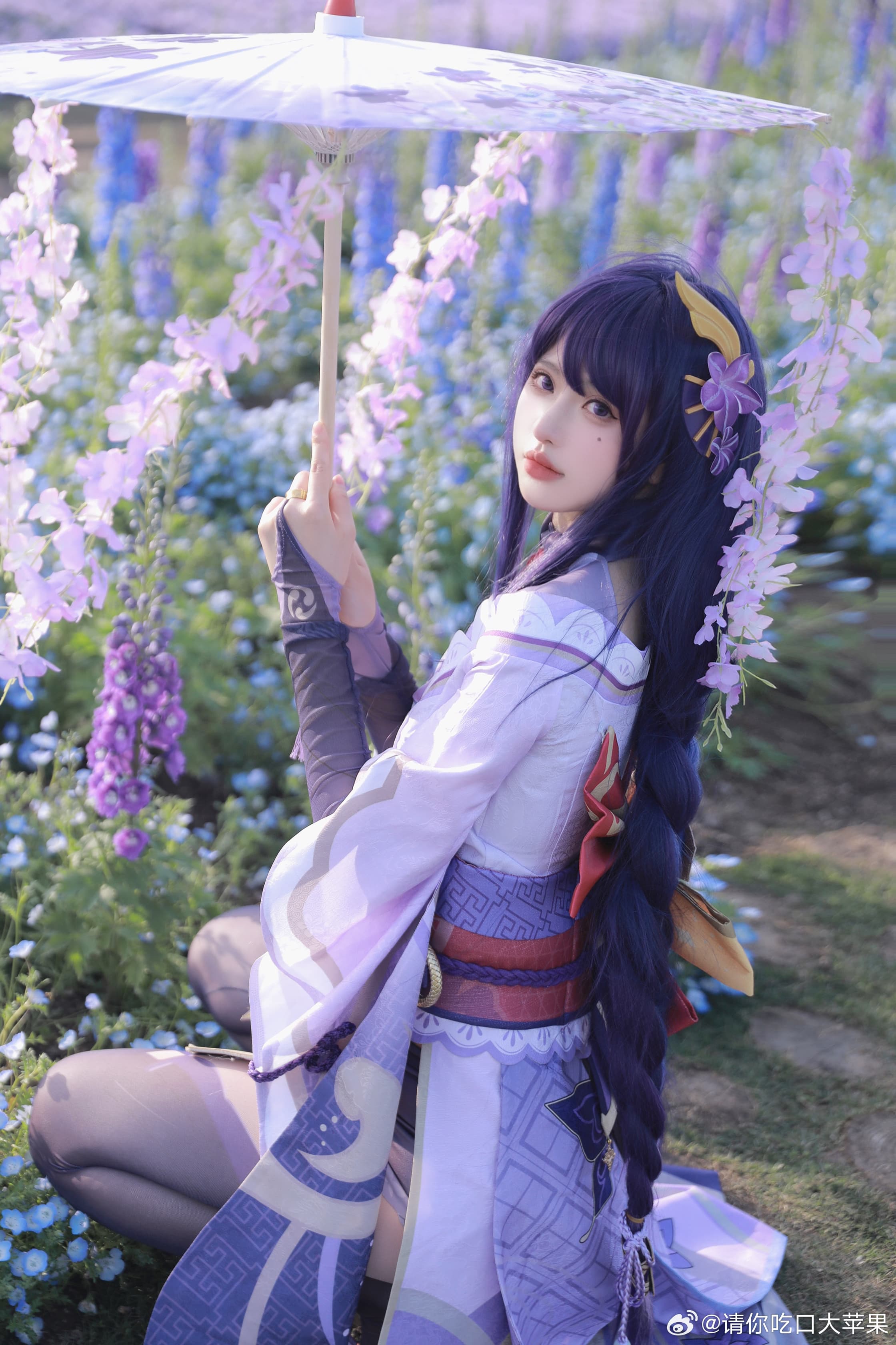 原神 雷电将军 COSer：请你吃口大苹果插图3爱奇漫