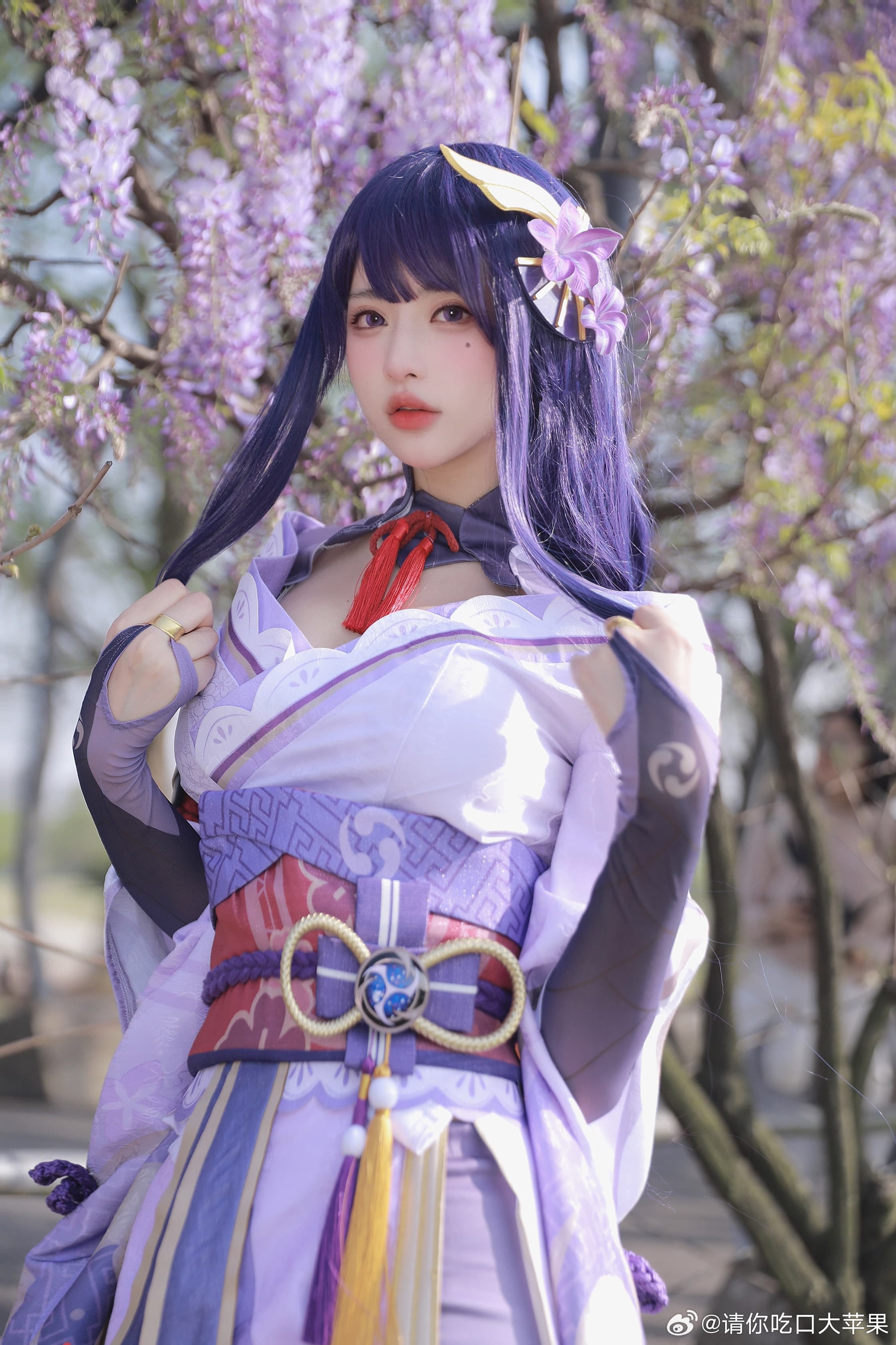 原神 雷电将军 COSer：请你吃口大苹果插图7爱奇漫
