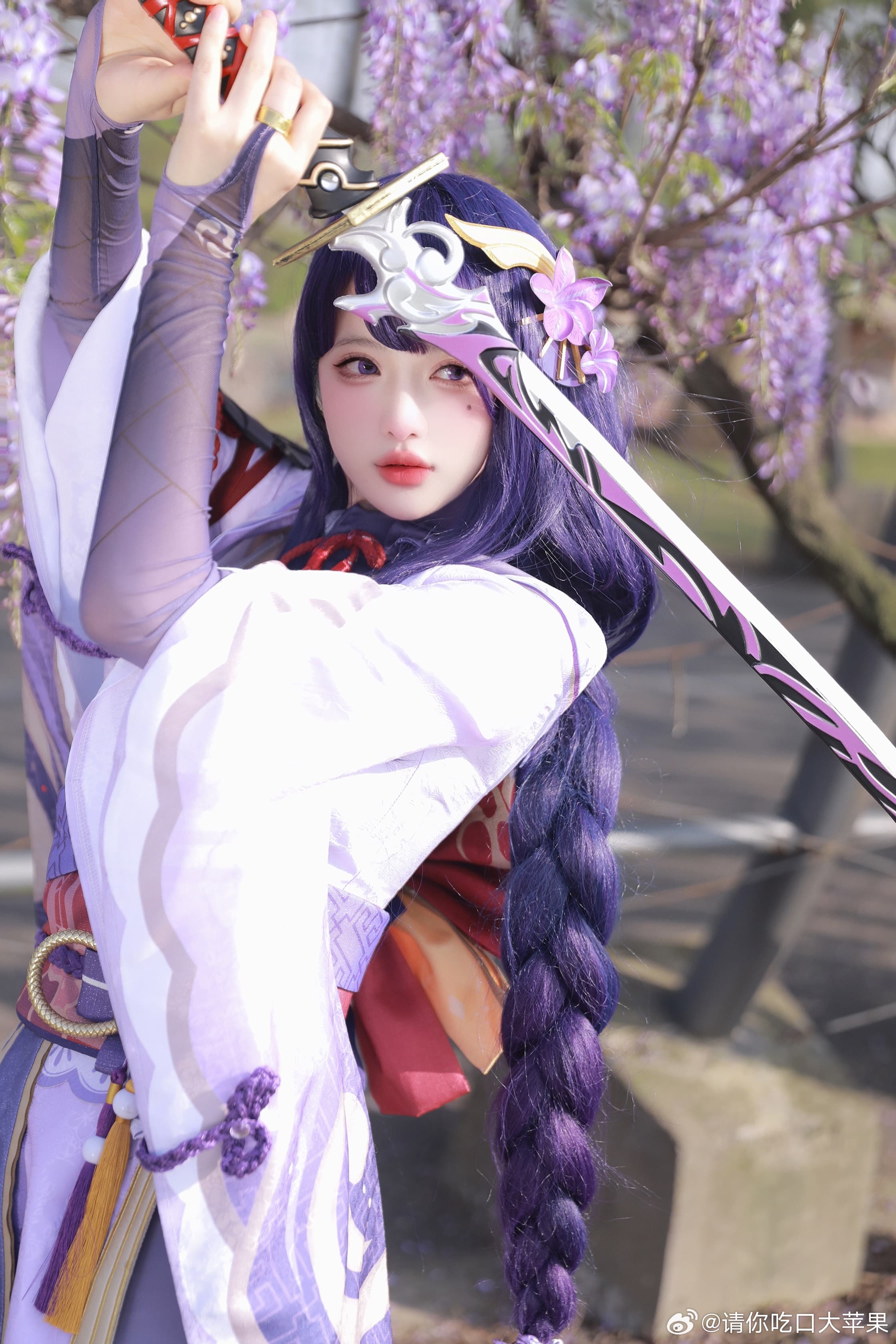 原神 雷电将军 COSer：请你吃口大苹果插图9爱奇漫