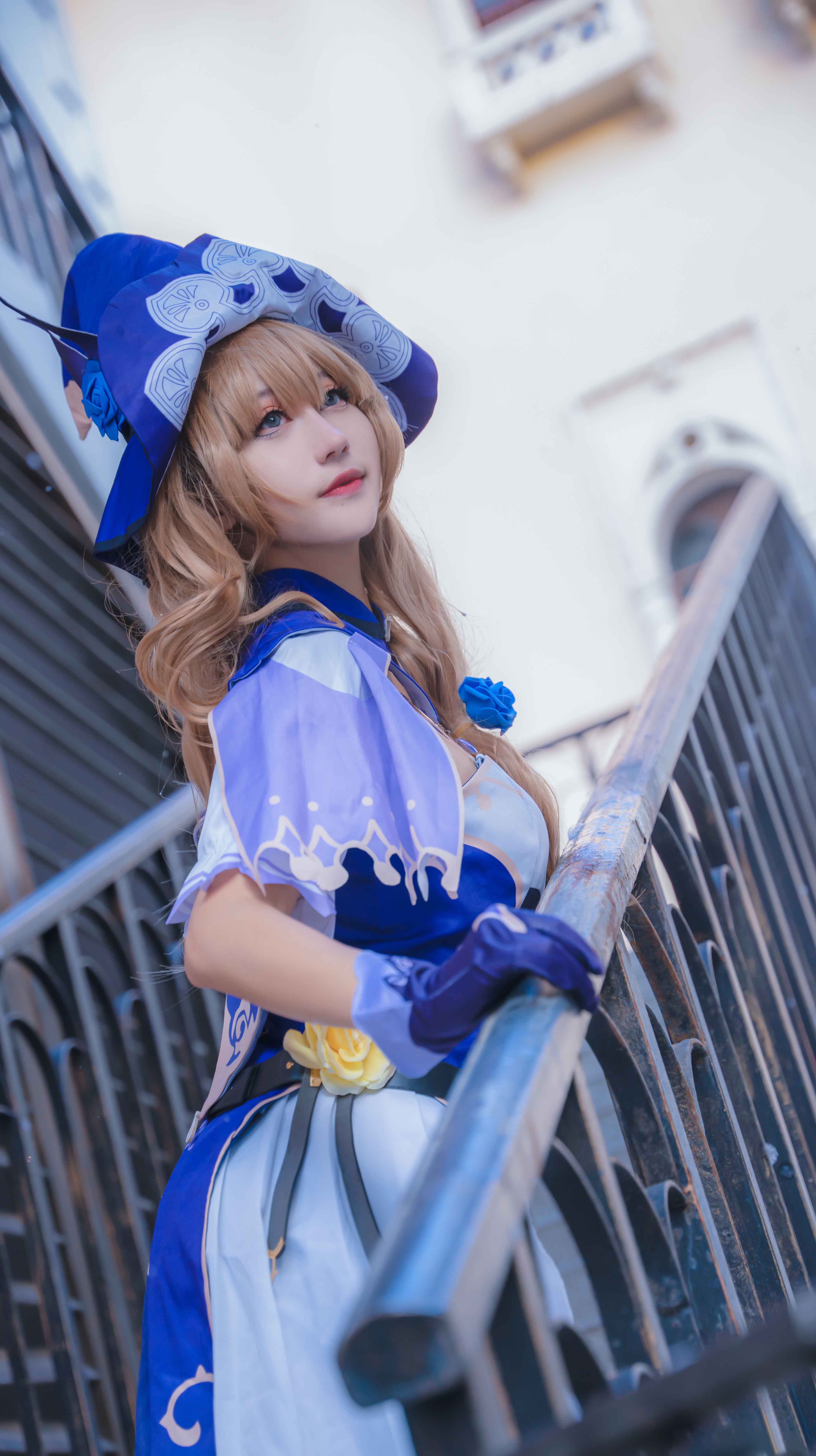 [COSplay]原神丽莎 钟情于睡眠的知性魔女插图9爱奇漫