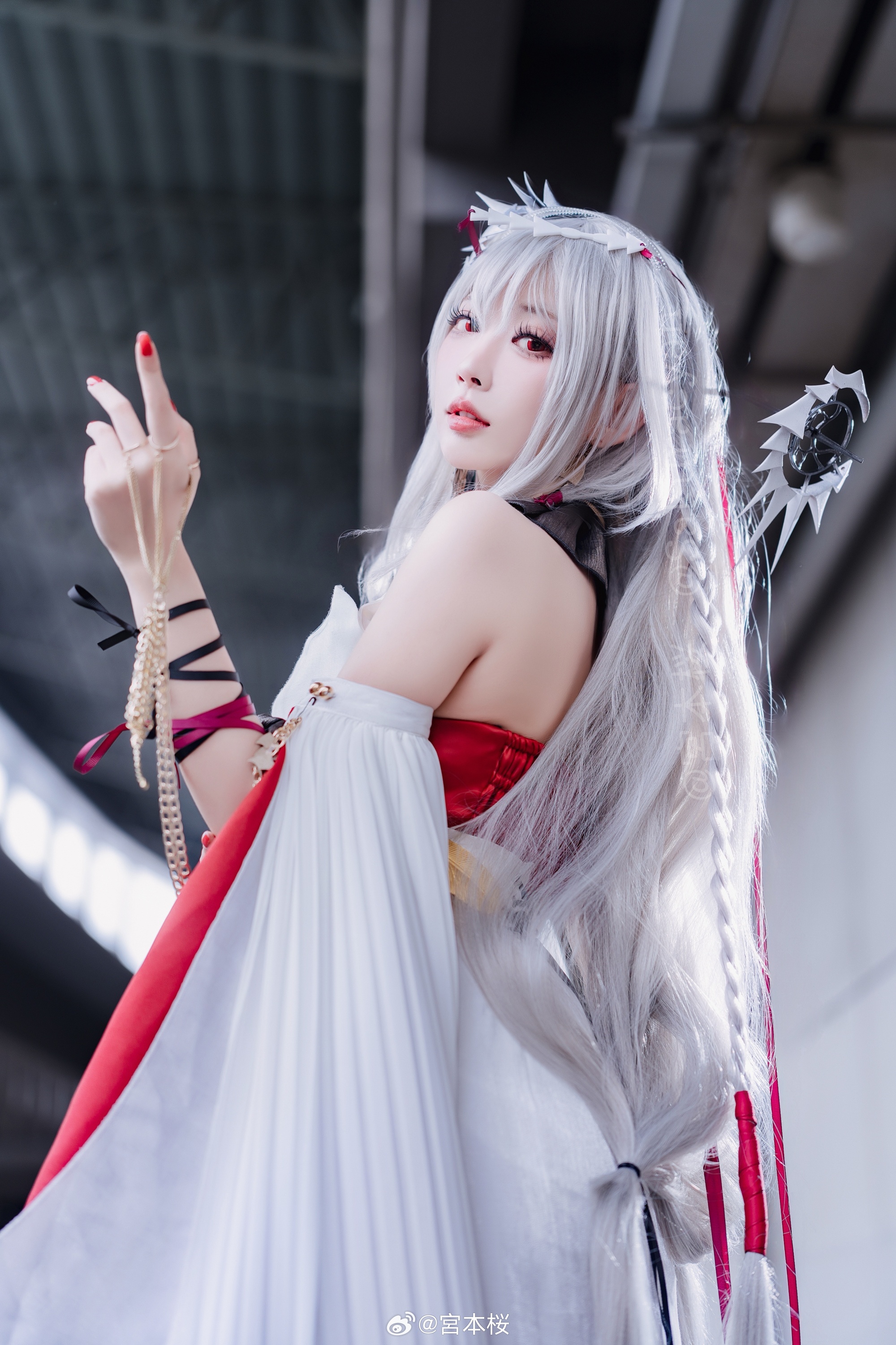 COSPLAY 明日方舟 浊心斯卡蒂插图1爱奇漫