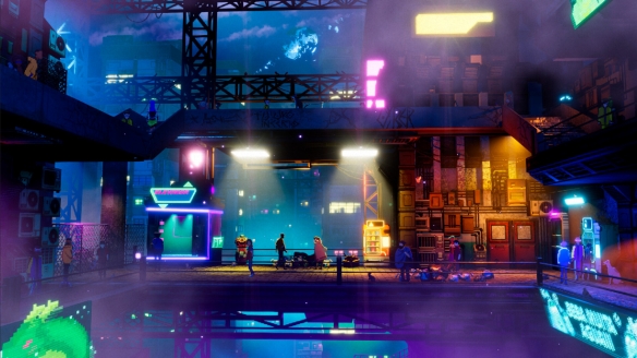 赛博朋克动作冒险游戏《Sky Dust》即将登陆Steam插图7爱奇漫