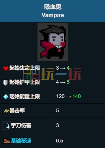 元气骑士吸血鬼有多强 吸血鬼角色强度分析插图3爱奇漫
