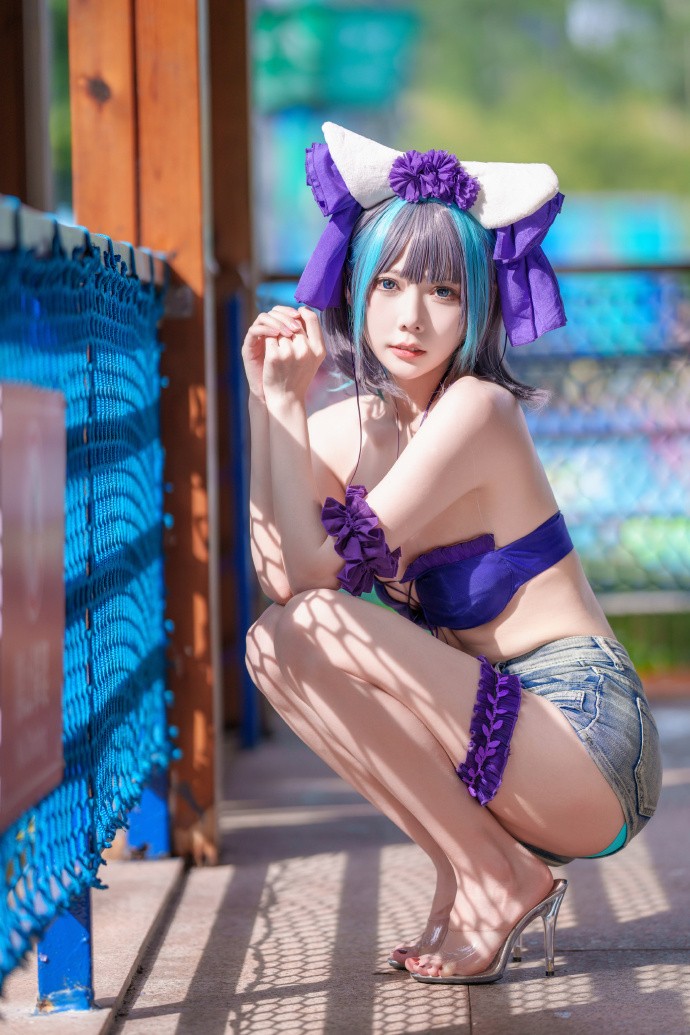 是方便玩水版柴郡猫～插图23爱奇漫