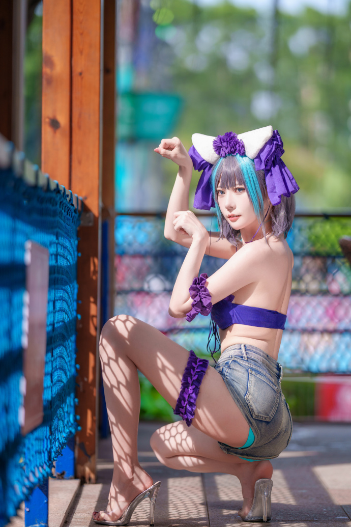 是方便玩水版柴郡猫～插图19爱奇漫
