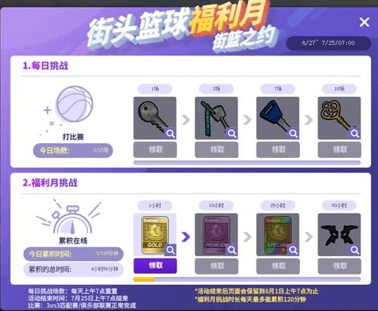街头篮球福利月徽记卡大放送 魔王试炼挑战极限插图1爱奇漫
