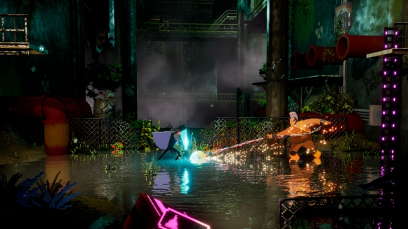 赛博朋克动作冒险游戏《Sky Dust》即将登陆Steam插图5爱奇漫