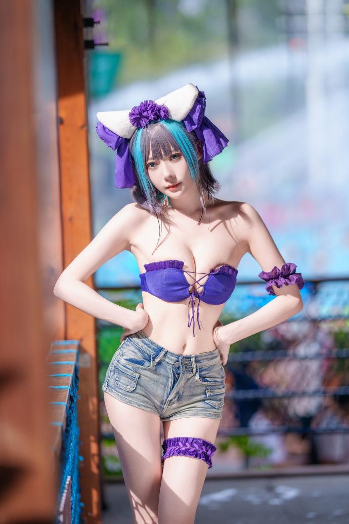 是方便玩水版柴郡猫～插图25爱奇漫