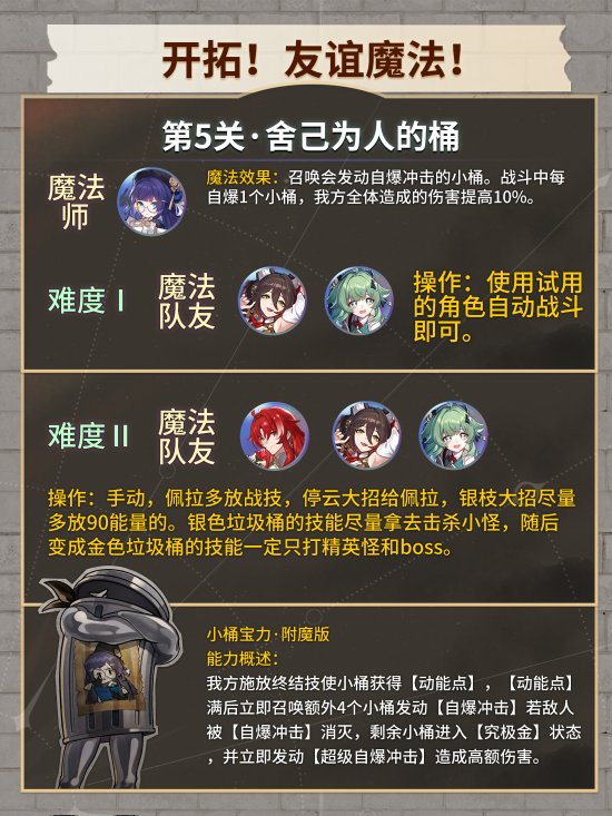 《崩坏星穹铁道》开拓友谊魔法第五关攻略插图1爱奇漫