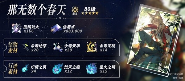 《崩坏星穹铁道》椒丘养成材料统计 椒丘需要哪些养成材料插图5爱奇漫