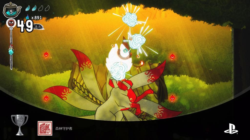 波与月夜之青莲测评：美术出色但玩法空洞插图1爱奇漫