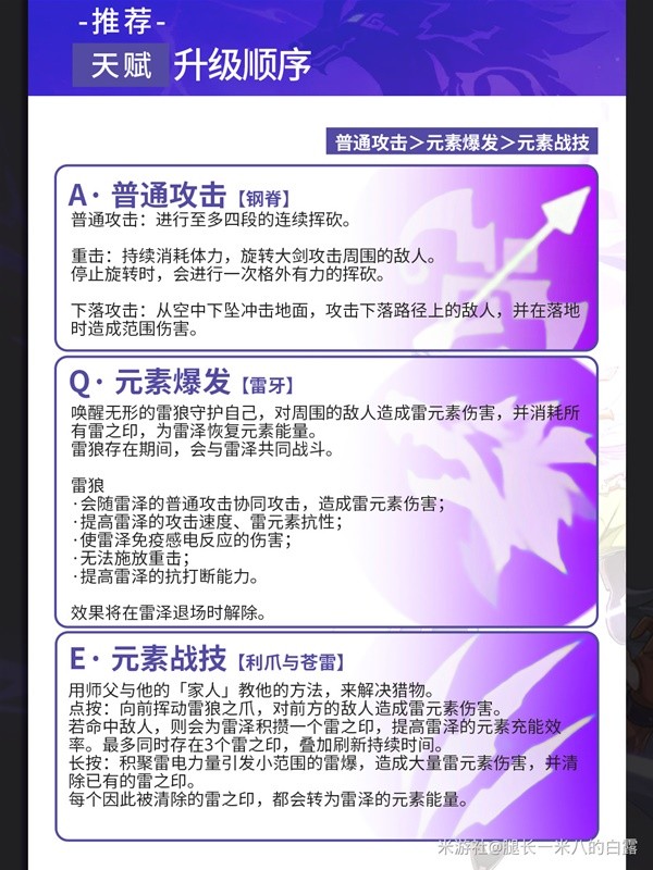 《原神》4.8雷泽培养与出装配队一图流 雷泽培养材料统计插图3爱奇漫