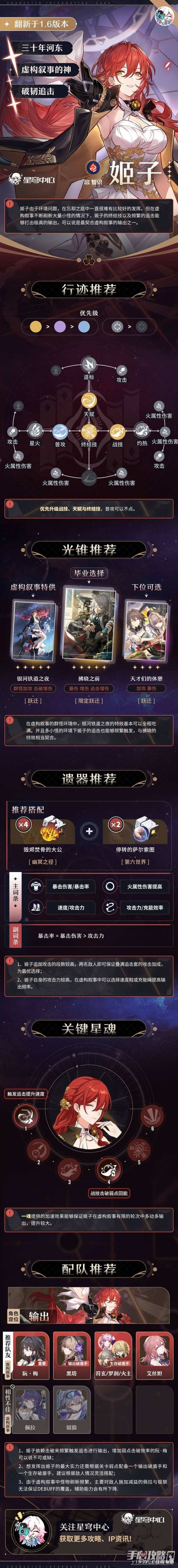 《崩坏星穹铁道》姬子一图流培养指南插图1爱奇漫