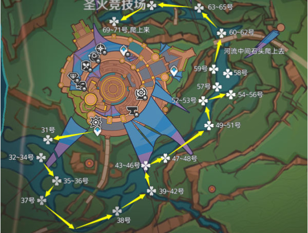 原神灼灼彩菊采集路线插图9爱奇漫