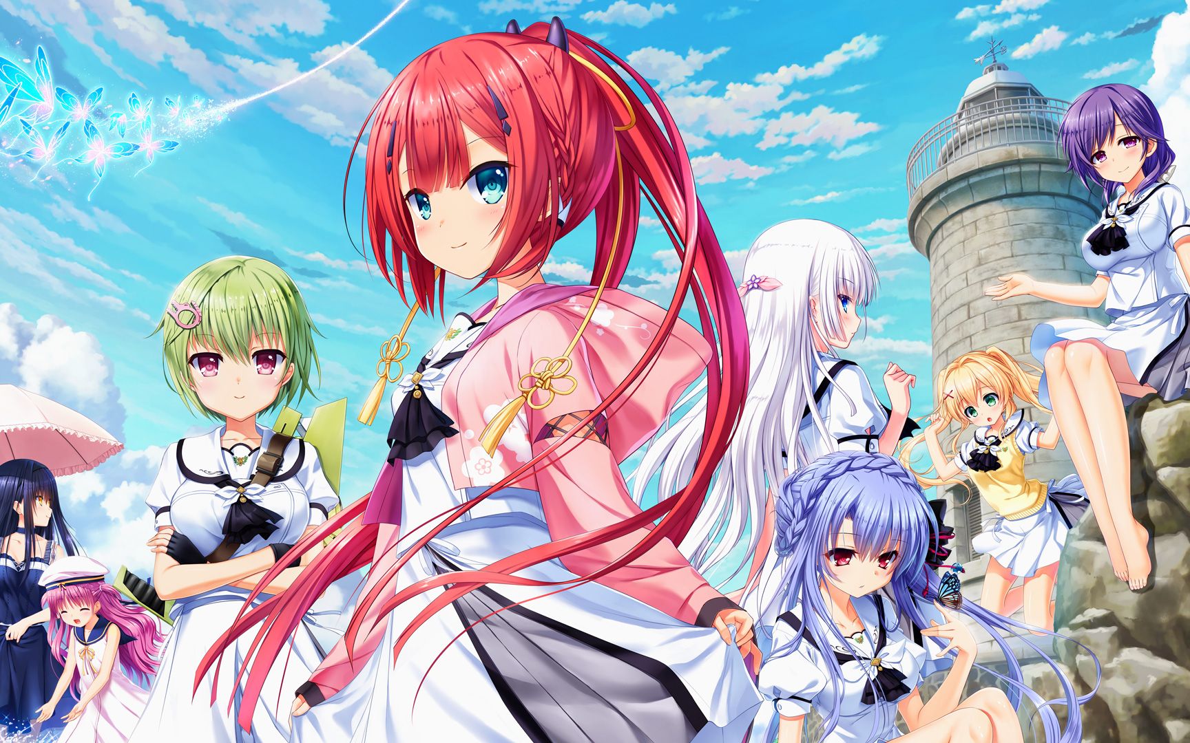 动画《Summer Pockets》公开第一弹 PV 、主视觉图!