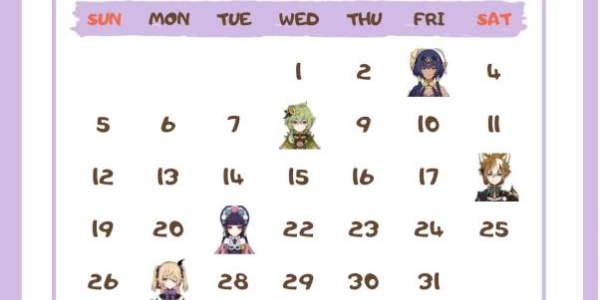 原神角色生日一览2024插图11爱奇漫