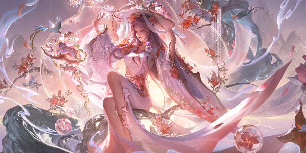 王者荣耀王昭君新皮肤映山红