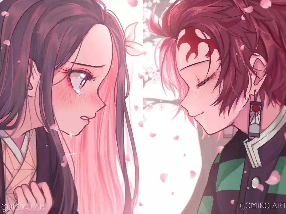 动画《鬼灭之刃》「灶门炭治郎vs祢豆子」2K动态壁纸分享