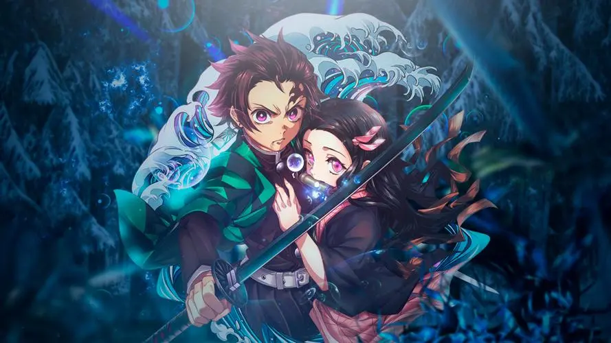 动画《鬼灭之刃》「灶门炭治郎vs祢豆子」2K动态壁纸分享插图1爱奇漫