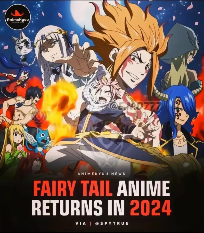 动画《妖精的尾巴 百年任务》公开第二弹 PV,主视觉图!