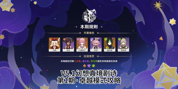 原神5.1幻想真境剧诗平民配队过关插图1爱奇漫