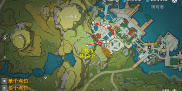 原神霓裳花采集地点路线地图插图5爱奇漫