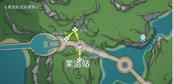 原神虹彩蔷薇采摘路线插图15爱奇漫