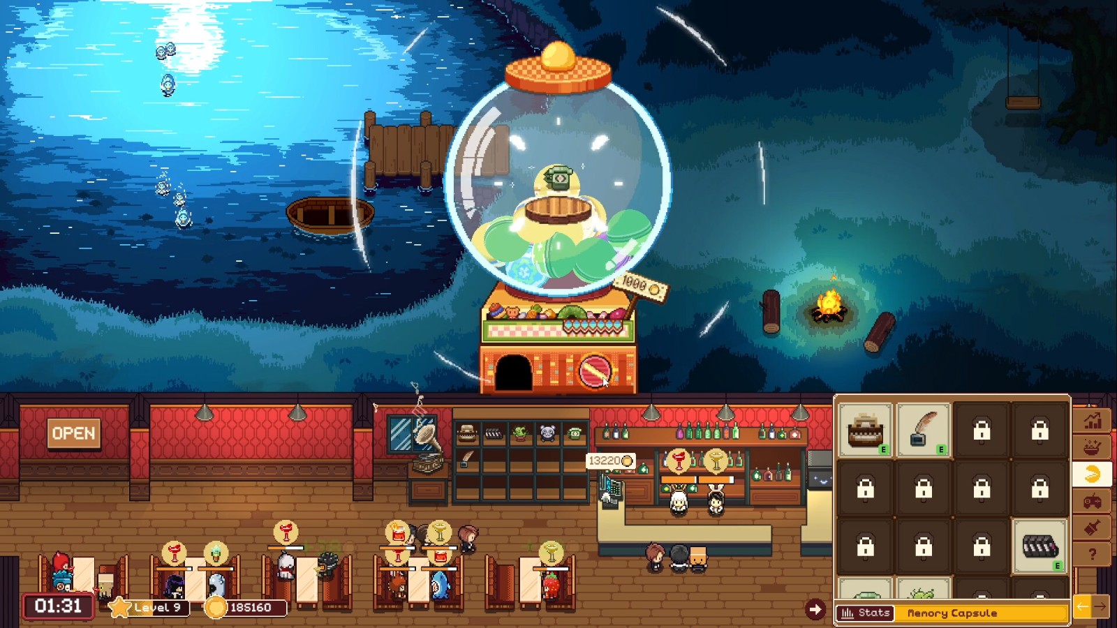 湖畔酒馆测评：运营酒吧装修花园插图3爱奇漫