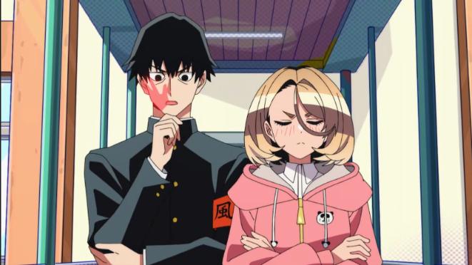 TV动画《木头风纪委员和迷你裙JK的故事》发布主视觉图，2026年4月6日开播！