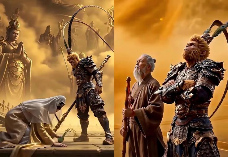 《菩提临世真人AI版》登顶红果热度榜：西游题材AI仿真人剧，菩提祖师为悟空复仇的颠覆改编