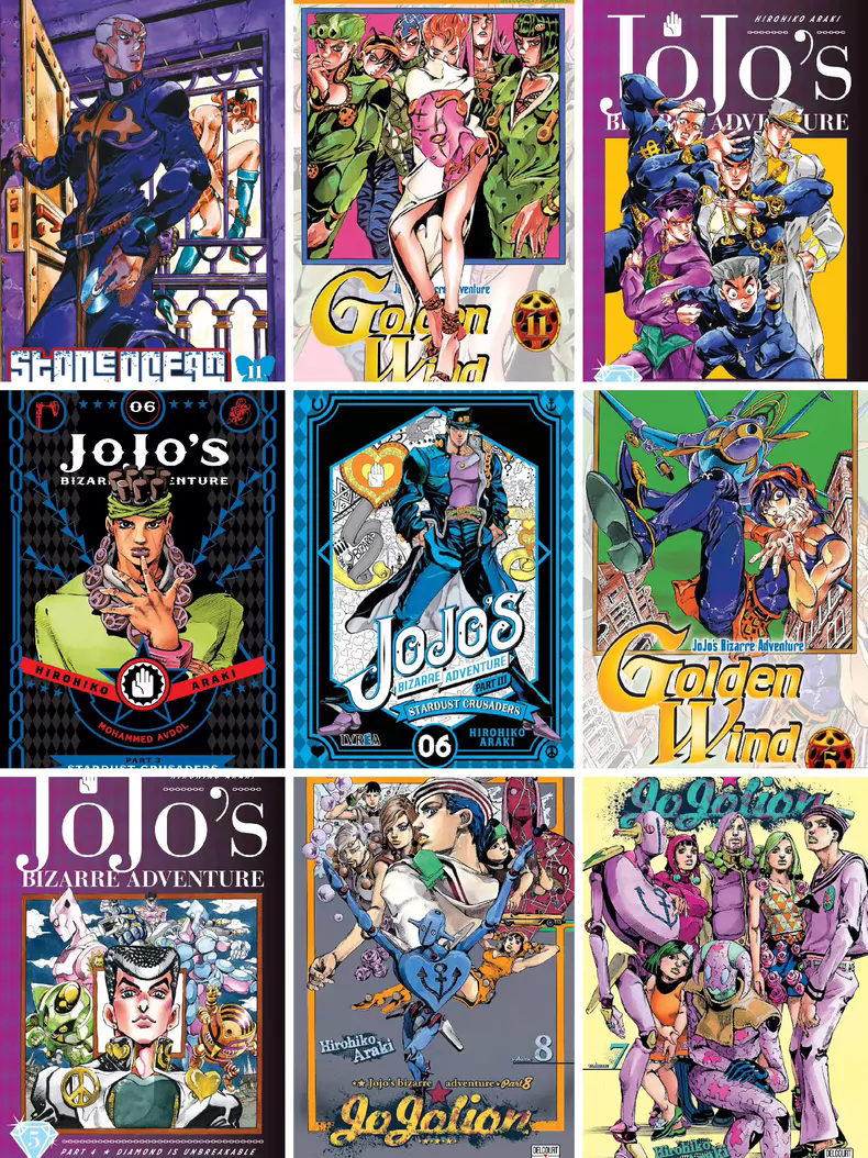 JOJO—封面海报图片电子素材图包（120张）