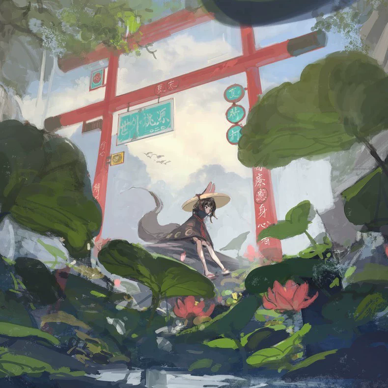 超清4K8K动漫游戏壁纸风景唯美古风厚涂素材插图14爱奇漫